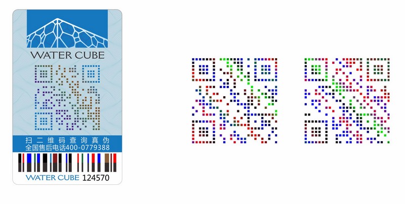 融入式二維碼、彩虹條碼
